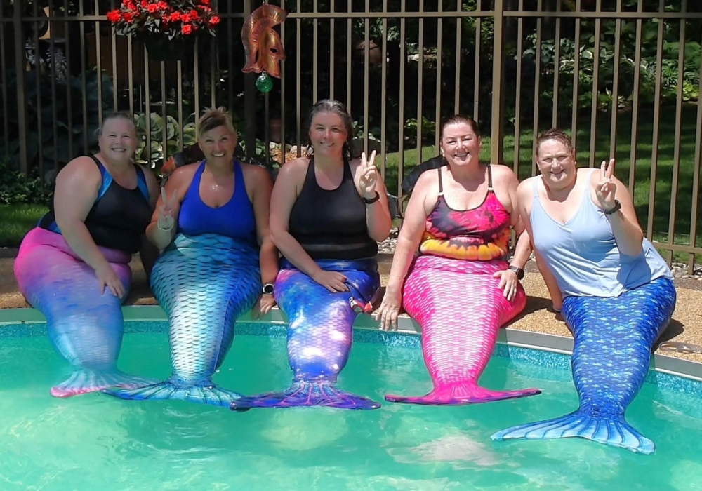 mermaids in tails